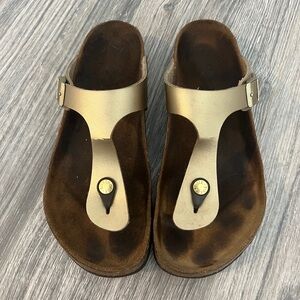 Birkenstock Gizeh Gold size 39